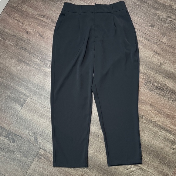 HALARA Pants - HALARA Black Tapered Dress Pants